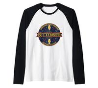 Harry Potter Nuovo Design 2025 Butterbeer Hogsmeade Maglia con Maniche Raglan