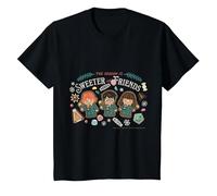 Harry Potter Nuovo Design 2025 più Dolce con Gli Amici Maglietta, Bambini, Nero, 2 Anni