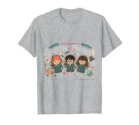 Harry Potter Nuovo Design 2025 più Dolce con Gli Amici Maglietta, Uomo, Grigio Melange, 5XL