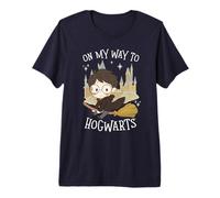 Harry Potter On My Way To Hogwarts Maglietta Premium