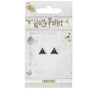 Harry Potter Orecchini A Lobo I Doni della Morte Neri Ufficiali Deathly Hallows