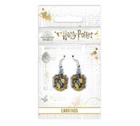 Harry Potter Orecchini Pendenti Tassorosso Hufflepuff Stemma Ufficiali Hogwarts
