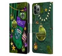 HARRY POTTER ORNAMENTI NATALIZIE CUSTODIA COVER A PORTAFOGLIO PER APPLE iPHONE