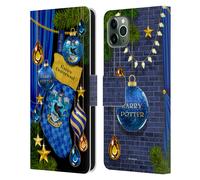 HARRY POTTER ORNAMENTI NATALIZIE CUSTODIA COVER A PORTAFOGLIO PER APPLE iPHONE