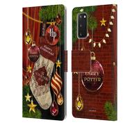 HARRY POTTER ORNAMENTI NATALIZIE CUSTODIA COVER A PORTAFOGLIO PER SAMSUNG 1