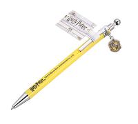 HARRY POTTER, penna ufficiale blu Hufflepuff House Crest Pen Charm Hogwarts