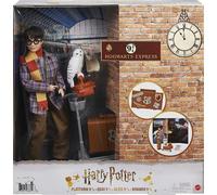 Harry Potter- Personaggio Harry Potter Binario 9 3/4 Snodato con Abiti da Viaggi