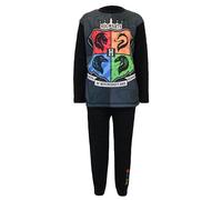 Harry Potter Pigiama a maniche lunghe da bambino, nero, età 5-12 anni, Nero , 5-6 Years