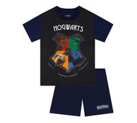 Harry Potter Pigiama Bambino, Pigiama Corto Ragazzo Hogwarts, Hogwarts Pigiami Ragazzo, Blu 6-7 Anni
