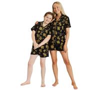 HARRY POTTER Pigiama da bambina e donna, con colletto a bottone, da abbinare, Da donna., 20-22