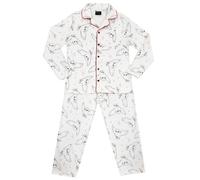 Harry Potter Pigiama da bambina in pile con bottoni, Harry Potter - Pulsante, 8-9 Years