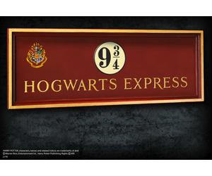 Harry Potter Placca Murale Binario 9 e 3/4 Espresso Hogwarts 56x20 Cm Noble