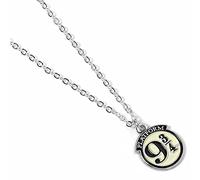 Harry Potter Platform 9 3/4 Unisex Collana Nero/Bianco Lega di Zinco