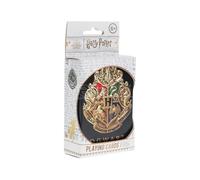 Carte da Gioco Harry Potter Hogwarts in Scatola di Latta Carte da Gioco Ufficiali con Hufflepuff, Ravenclaw, Gryffindor & Slytherin, 54 Carte