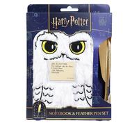 Blue Sky Studios Harry Potter Hedwig - Set di quaderni e penna con piume, morbido blocco note a tema gufo, set regalo per i fan di Harry Potter