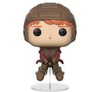 Harry Potter Pop Film Figure Vinile Ron Sulla Scopa Di Quidditch 9 Cm Funko