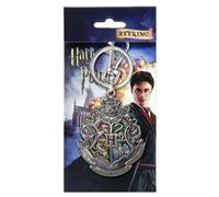 Harry Potter Portachiavi in peltro con stemma della scuola di Hogwarts, multicol