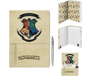 Harry Potter: Pyramid - Intricate Houses Premium Notebook With Pen (Set Quaderno
