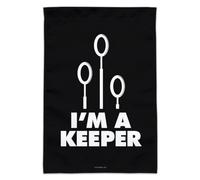Harry Potter Quidditch I'm a Keeper Garden Yard Flag