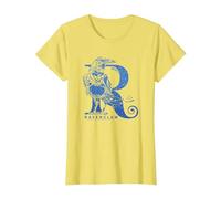 Harry Potter Ravenclaw Glitter Maglietta, Donna, Limone, M