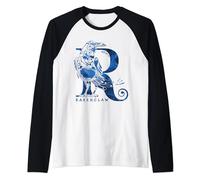 Harry Potter Ravenclaw Raven Maglia con Maniche Raglan
