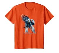 Harry Potter Ravenclaw Watercolour R Maglietta, Bambini, Arancio, 10 Anni