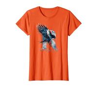 Harry Potter Ravenclaw Watercolour R Maglietta, Donna, Arancio, M