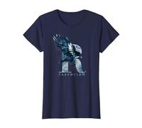 Harry Potter Ravenclaw Watercolour R Maglietta, Donna, Navy, S