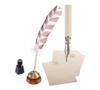 The Noble Collection Hogwarts Writing Quill with Hogwarts Headed Paper