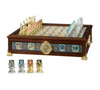 The Noble Collection Quidditch Chess Set Silver & Gold Plated