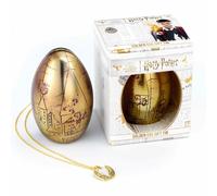 Harry Potter Scatola Uovo D'Oro con Collana Interna Hogwarts Golden Egg Tremaghi