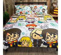 Harry Potter Scena Set Copripiumino Doppio Comic Stile Bambini Letto 2-in-1