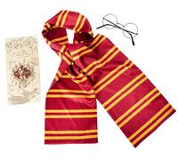 Harry Potter Sciarpa & Occhiali Set Bambini Costume Libro Giorno