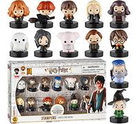 Harry Potter Set 12 Timbri Autoinchiostranti di PMI - Harry Potter Gadget, Accessori, Oggetti, Cose, Regali, Decori Feste e Party - Lucius Malfoy, Hermione Granger, e Altri, H 6,35cm (Deluxe - A)