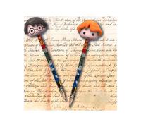 Harry Potter Set 2 Pencils Con 3d Gomma Per Cancelleria Toppers Blue Sky Studios