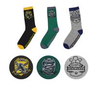 Harry Potter Set 3 Calzini Quidditch Hogwarts Eu 37 - 46 Ufficiale Cinereplicas