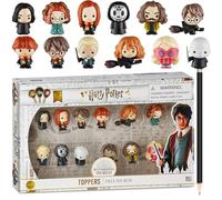 Harry Potter Set (5)12 Topper per Matite, Decori Feste, Giochi Bambini, Regali, Collezioni con Personaggi Action Figure di PMI - Harry Potter, Ron Weasley, Neville Paciock e Altri, 6cm, PVC Morbido