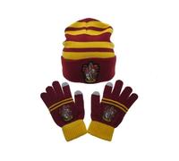 Harry Potter Set Cappello e Guanti Grifondoro Sabor Gryffindor Originale New