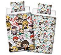 Harry Potter Set Copripiumino Singolo Kawaii Scena Bambini Lenzuola Reversibili