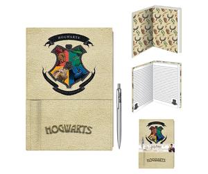 Harry Potter - Set di quaderni e penne Hogwarts A5 e penna Harry Potter