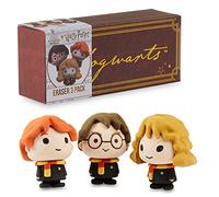 Harry Potter Set Gomme da Cancellare Per Bambini 3 Personaggi di Gomma Mini Figure Gadget Originali da Collezione Regali Per Ragazzi Ragazze