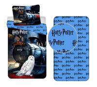 Harry Potter Set Letto Singolo Copripiumino Federa Lenzuola Angoli 100% cotone