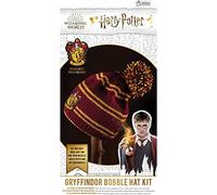 Harry Potter - Set per lavori a maglia con pompon - Grifondoro