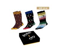 Harry Potter Set Regalo 3 Paia Di Calzini Uomo Misura 40/46 Cerdà