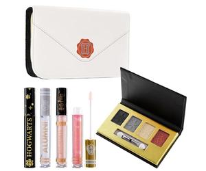 Harry Potter Set Trucchi - Pochette Donna con Kit Make Up Palette per Ragazze (Lettera Beige)