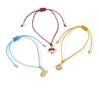 HARRY POTTER Set Ufficiale di Braccialetti dell'amicizia con boccino d'Amore, Pozione d'Amore e giravetempo