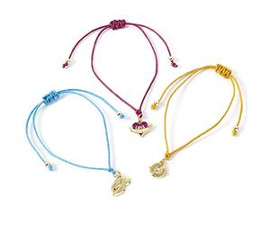 HARRY POTTER Set Ufficiale di Braccialetti dell'amicizia con boccino d'Amore, Pozione d'Amore e giravetempo