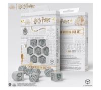 Harry Potter Slytherin Moderno Dadi Set Bianco Ruolo Gioco Giochi Q-Workshop New