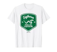 Harry Potter Slytherin Strike Like Lightning Badge Maglietta