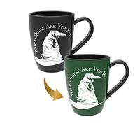 Harry Potter Sorting Hat Mug - Slytherin, Heat Reveals The Hidden Hogwarts House, Thermal Pattern Change, Black